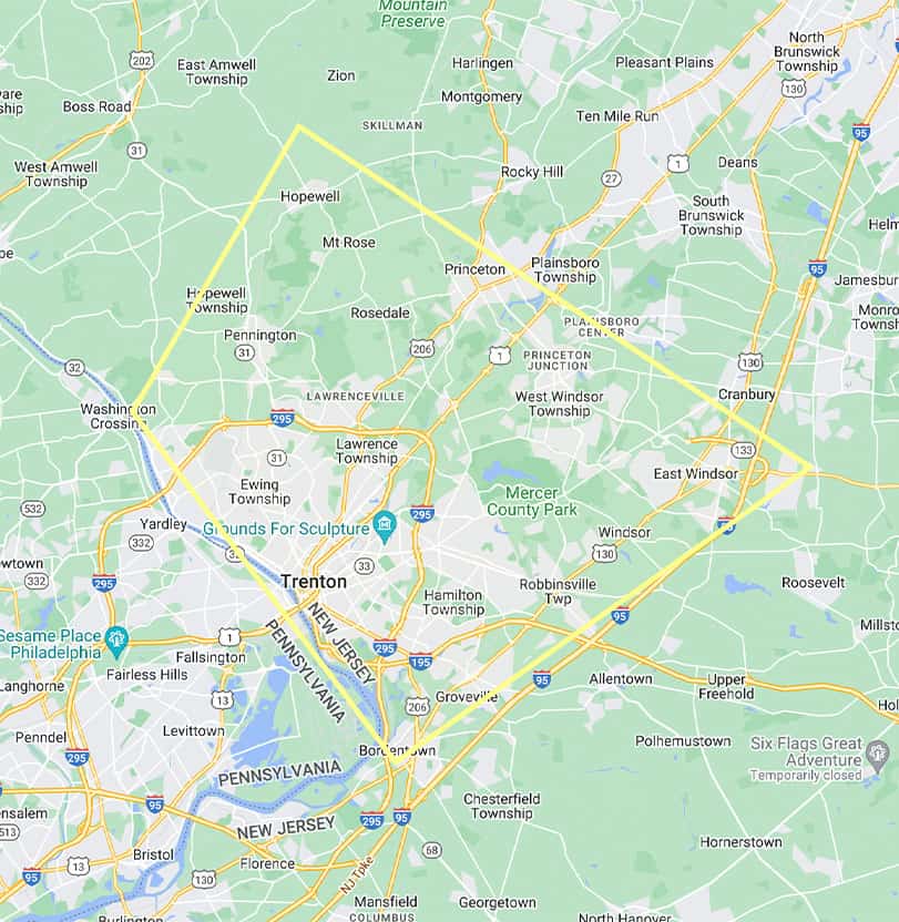 mercer county service area